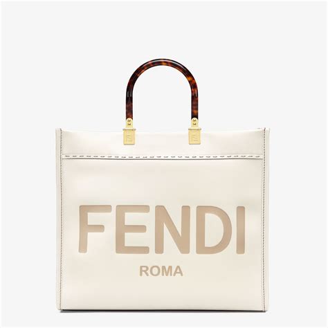 Shop Fendi Medium Mesh Sunshine Shopper 